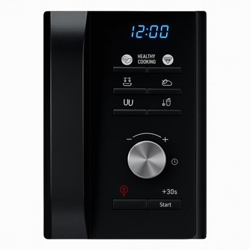 Microondas Grill Samsung De Interior Cerámico Negro 23lts Mg23f3k3tak - Image 4