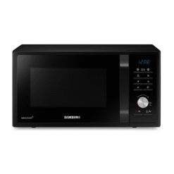 Microondas Grill Samsung De Interior Cerámico Negro 23lts Mg23f3k3tak