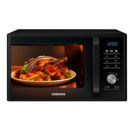 Microondas Grill Samsung De Interior Cerámico Negro 23lts Mg23f3k3tak - Image 2