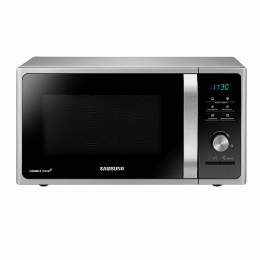 Microondas Grill Samsung Plata 28lts  MG28F3K3TAS